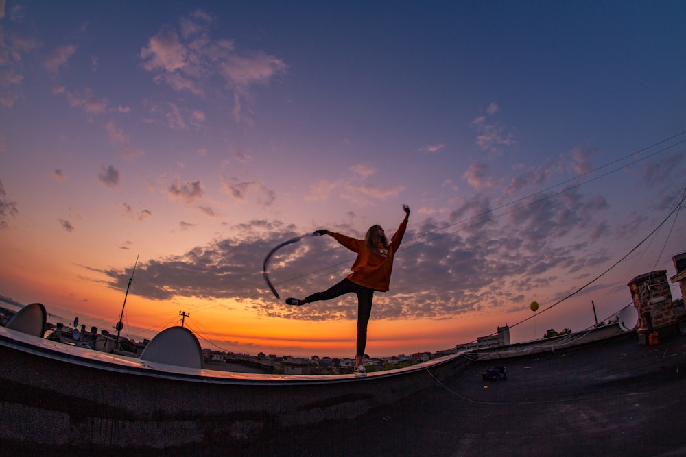 woman doing yoga