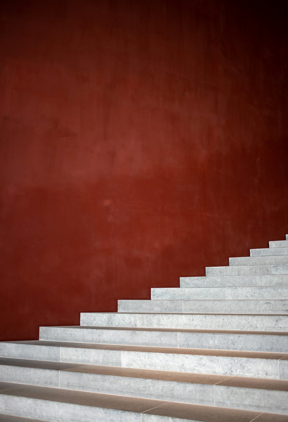 gray concrete stairway