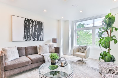 Tidy living room after thorough house cleaning service on the Sunshine Coast.