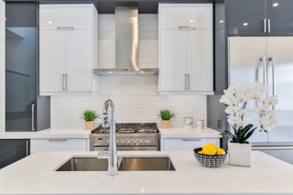 nice clean kitchen in orange county