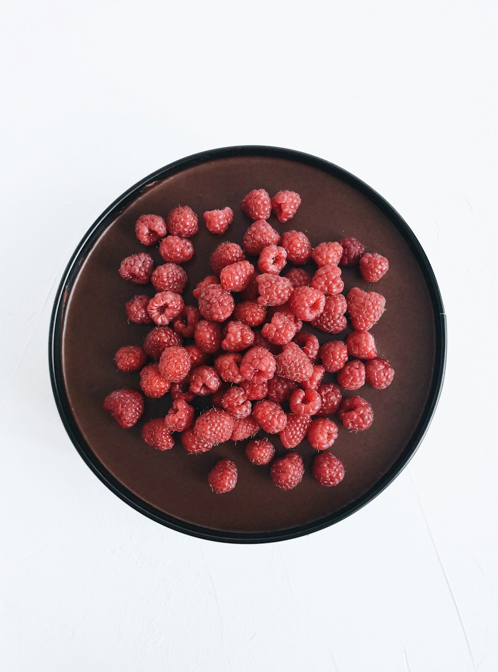 strawberries on tray