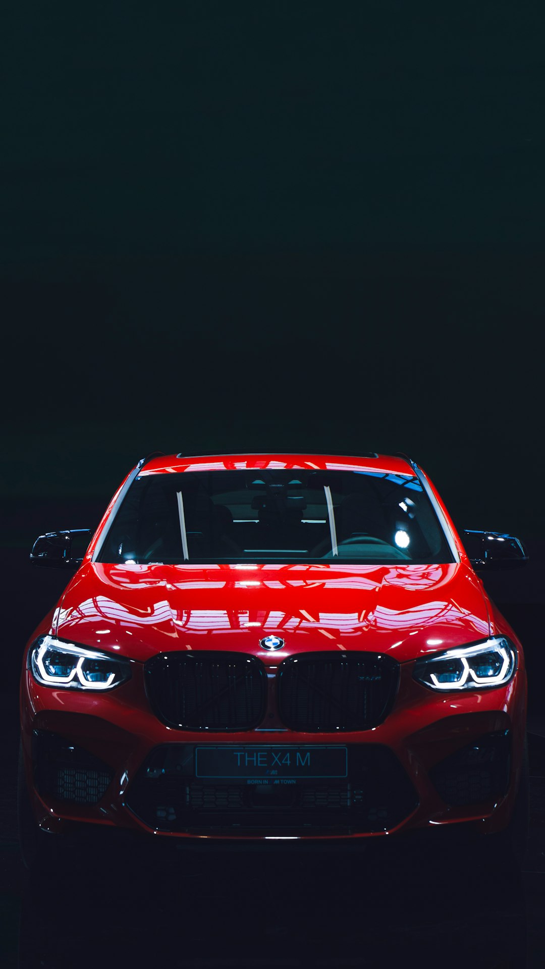 red BMW car photo