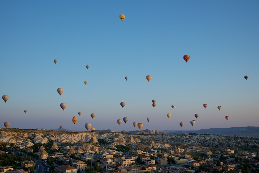 Hot Air Balloon Cappadocia view during daytime