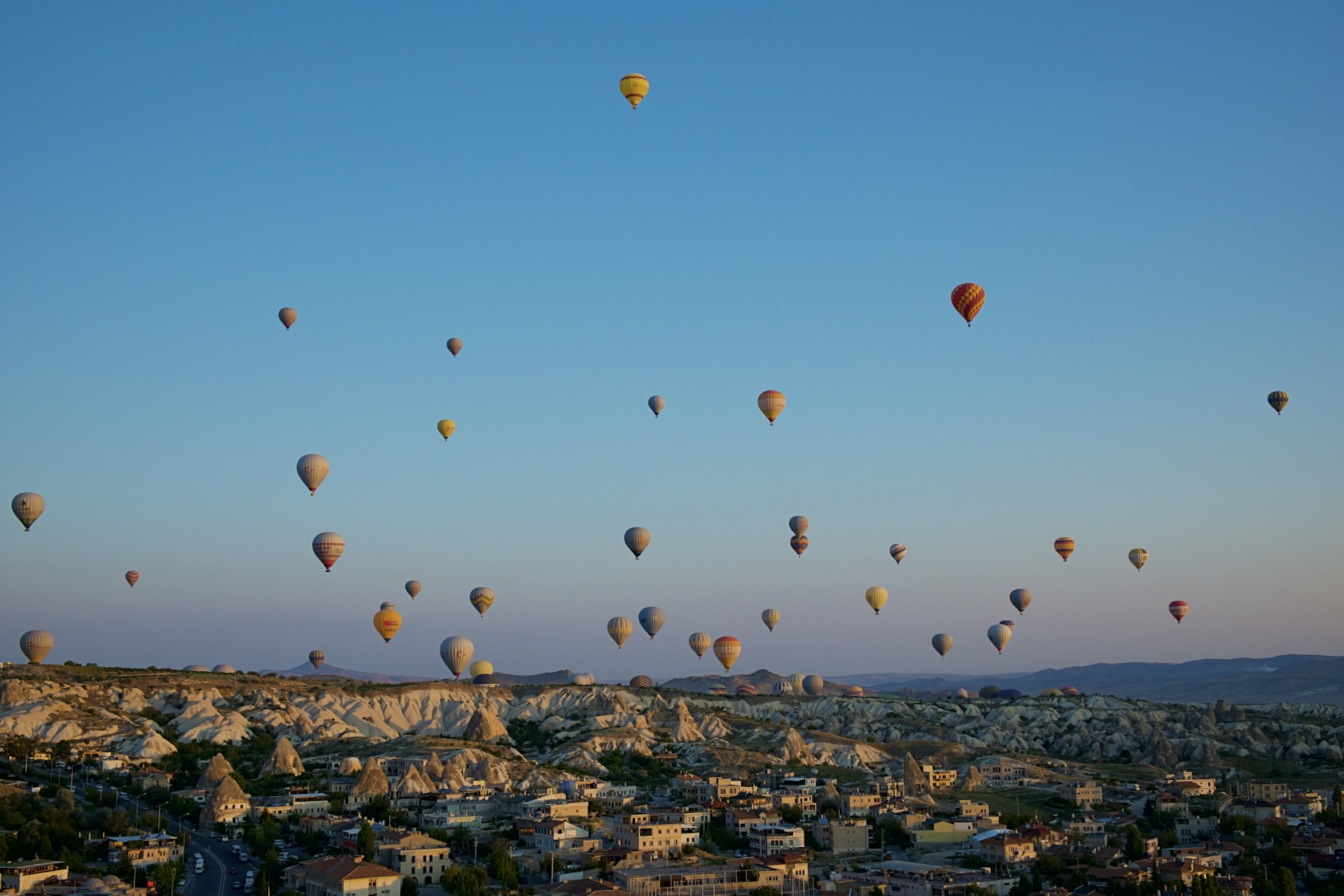 Hot Air Balloon Cappadocia view during daytime