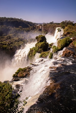 waterfalls during daytime