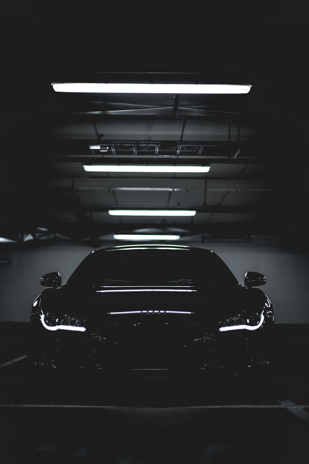 Ceramic-coated black paintwork reflecting the sky like glass