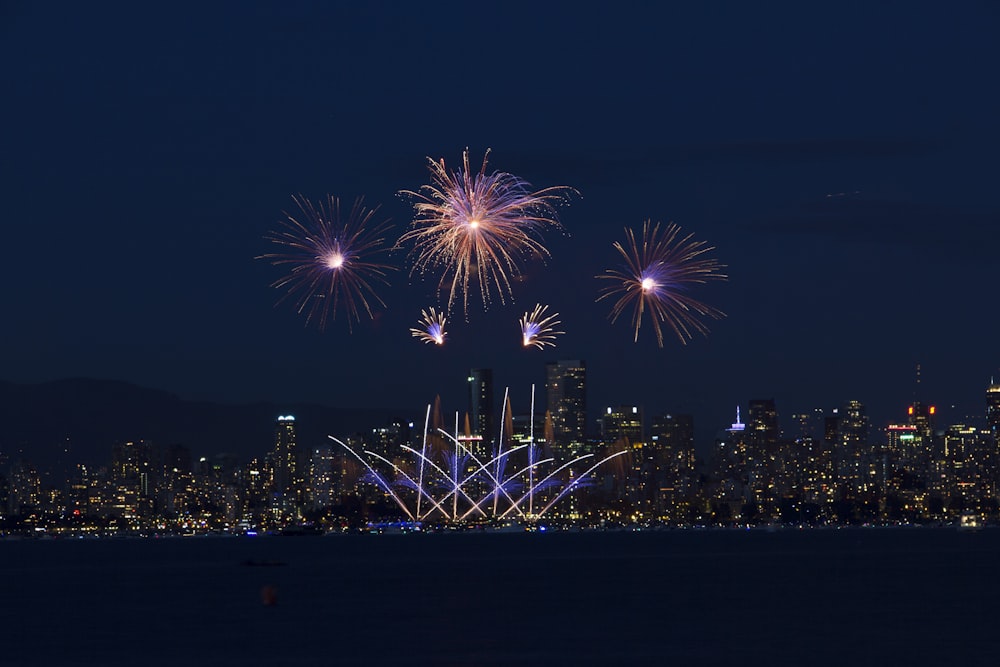 timelapse photo of fireworks