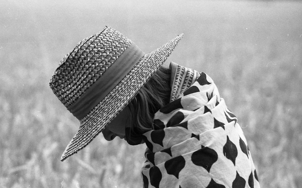 man wearing hat and scarf