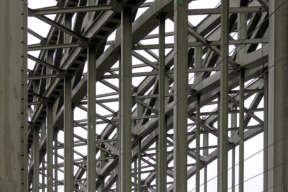 gray metal bridge