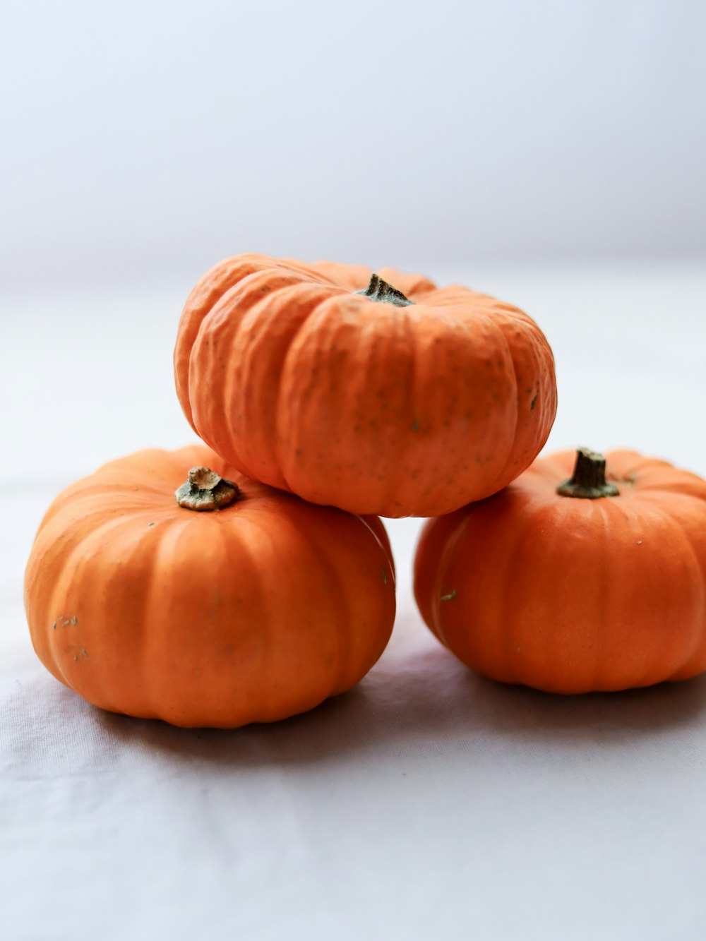 three pumpkins