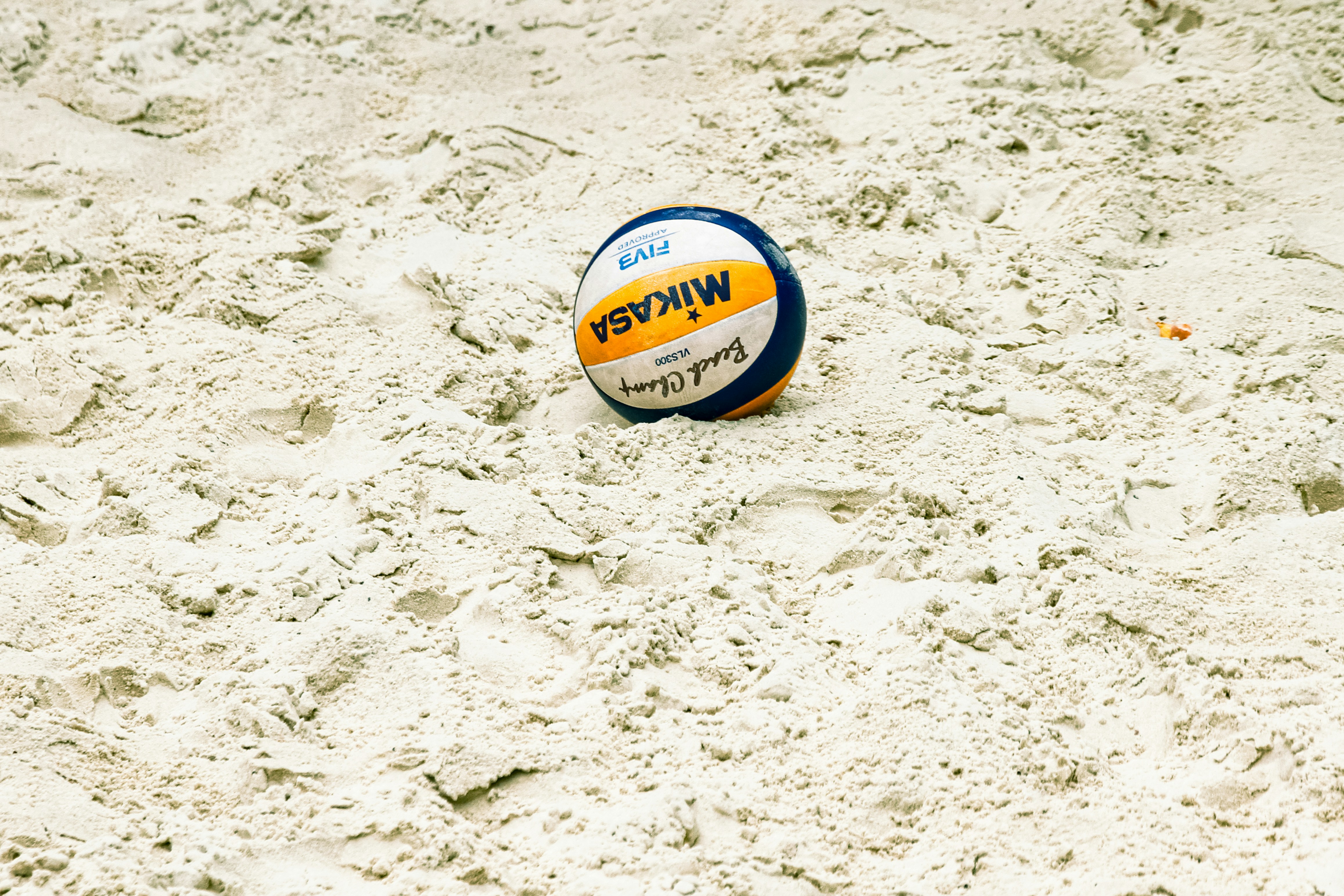 close-up of volleyball