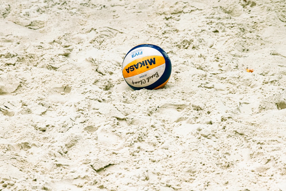 close-up of volleyball