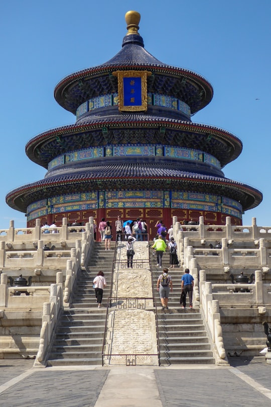 people near building in Temple of Heaven China