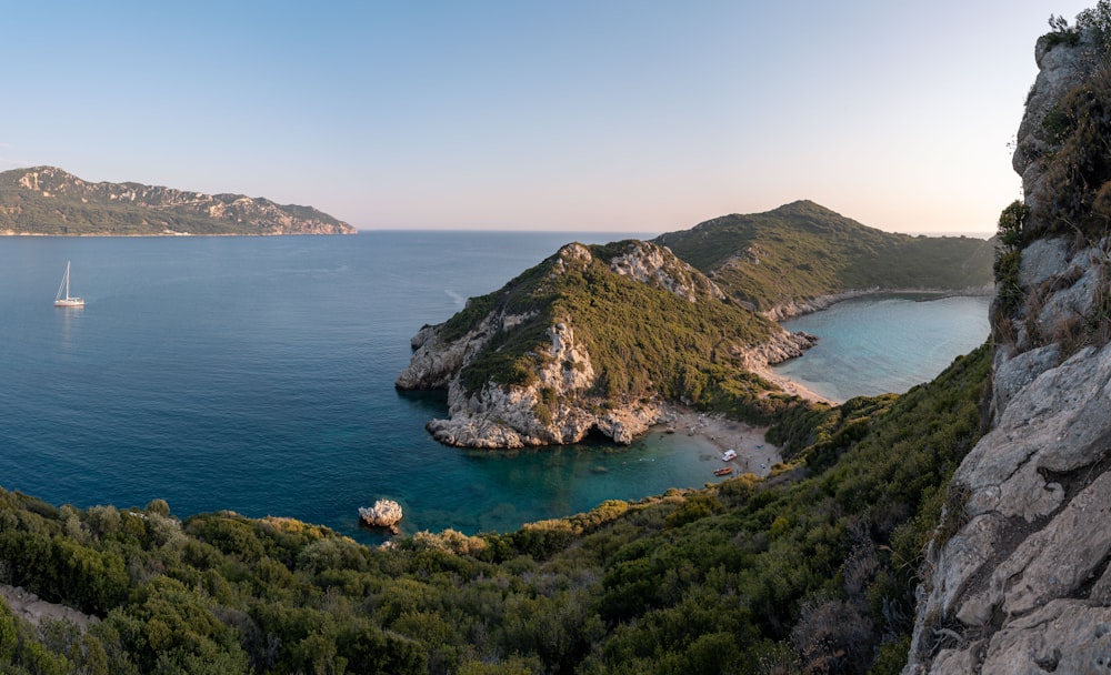 Fotografía de paisaje de la isla