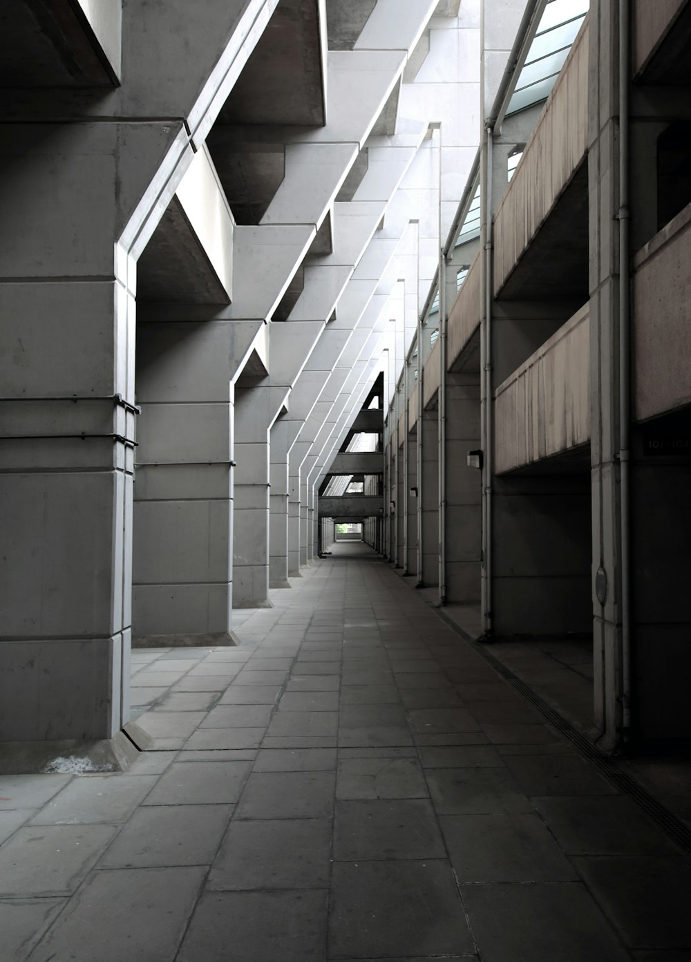 grey concrete building