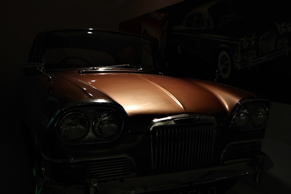 brown car