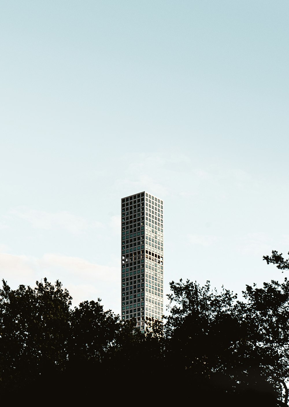 gray building under blue sky