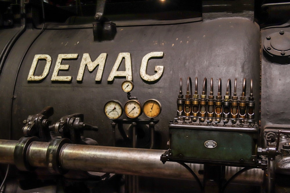black Demag electronic machine