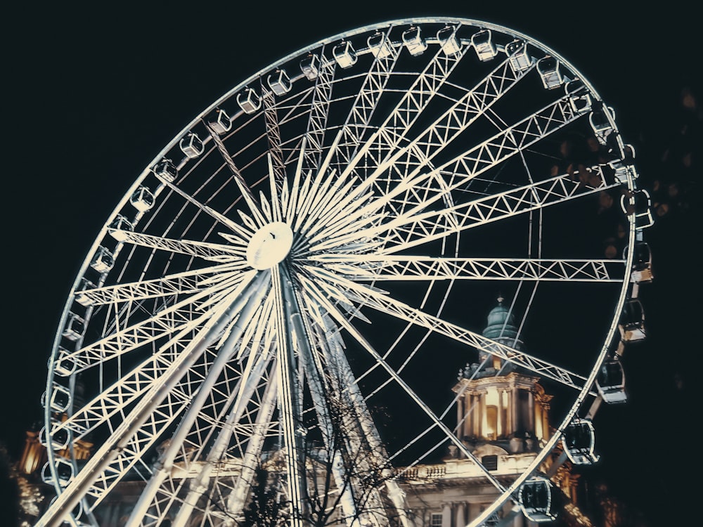 white Ferris wheel