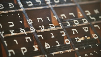 a close up of many different types of letters