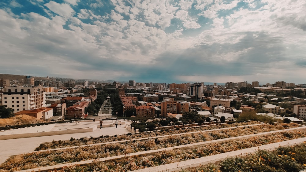 concrete cityscape at daytime