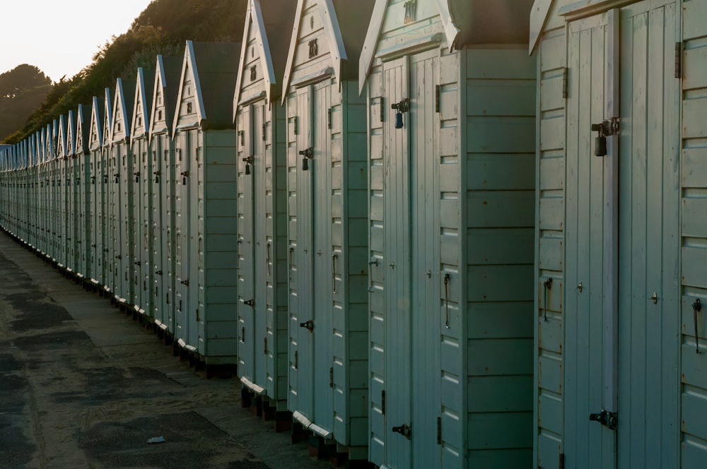 green public toiletys