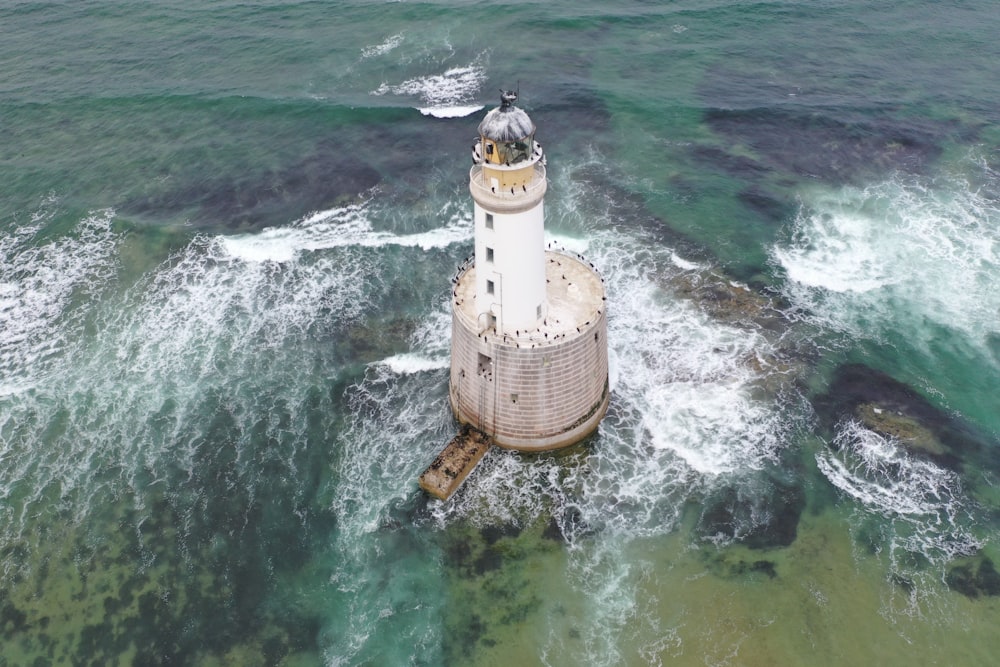 white lighthouse