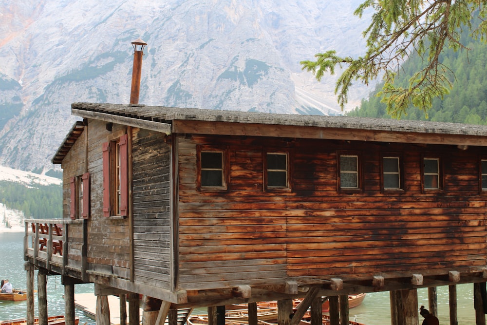 brown wooden house