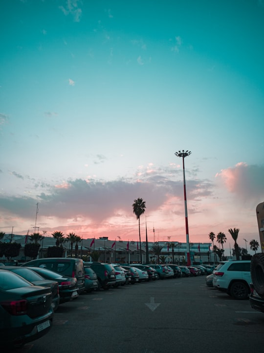 parked vehicles in Casablanca Mohammed V International Airport Morocco