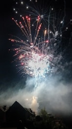 fireworks at night