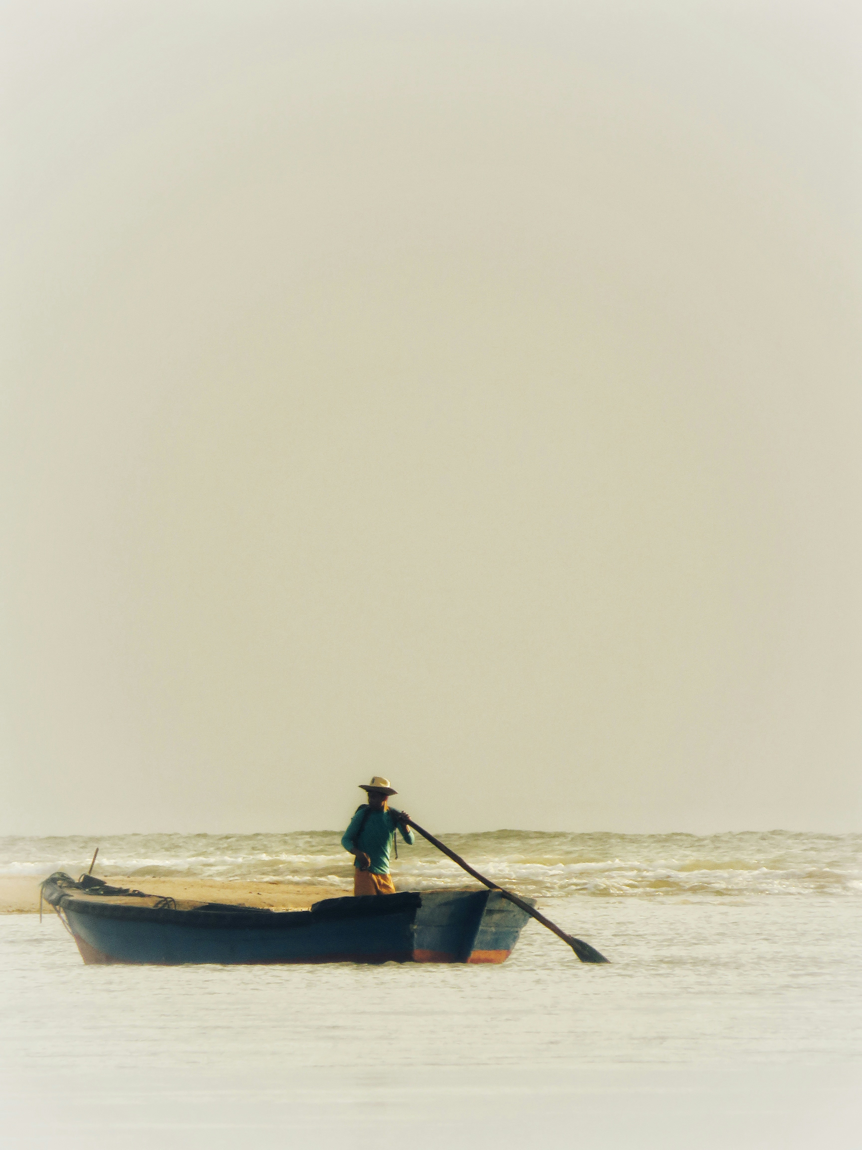 man on boat