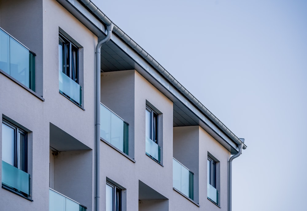 white concrete house