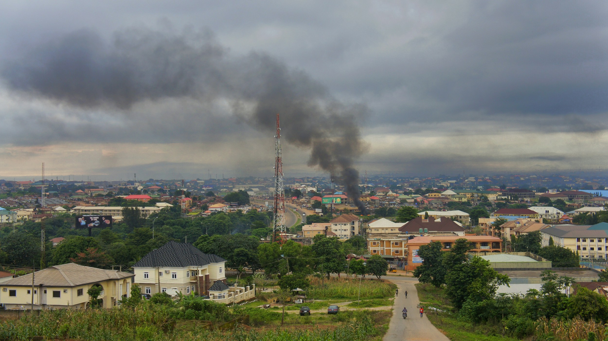 city skyline abuja government buildings