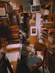 books on tables