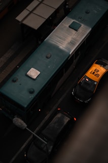 vehicles on road during day