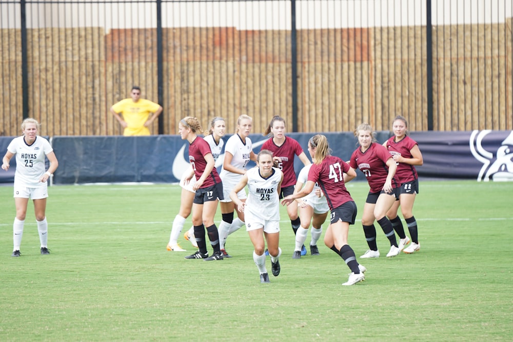 women playing sports