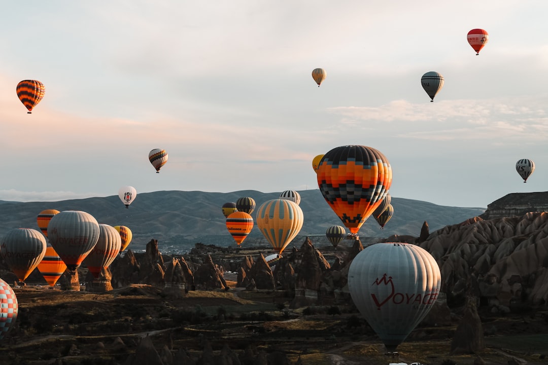  assorted color hot air baloons turkey