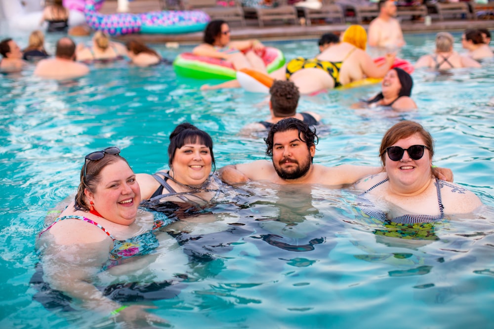 people in swimming pool