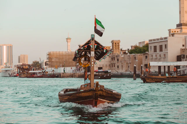 Dubai Creek and abra ride