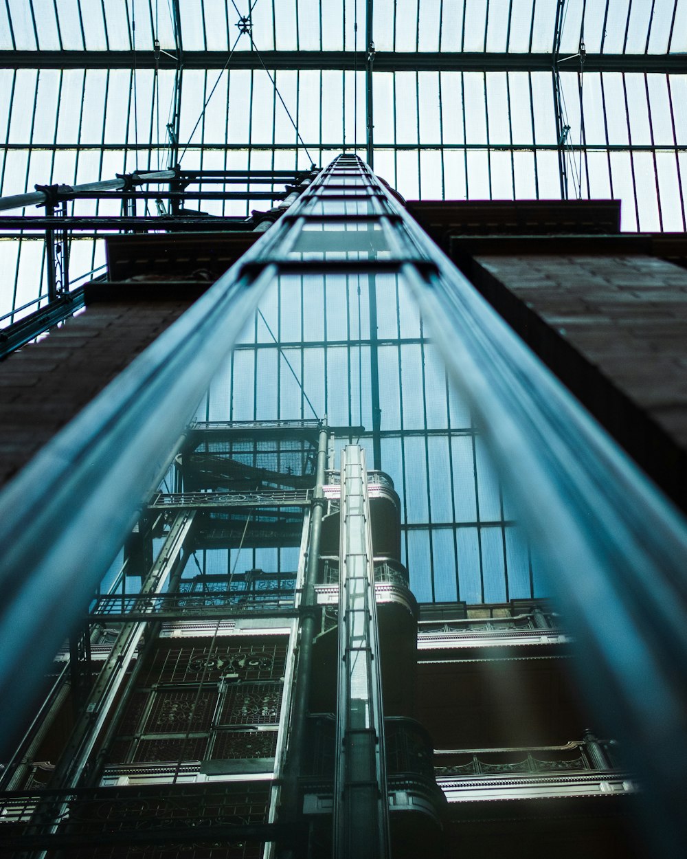 black wire building