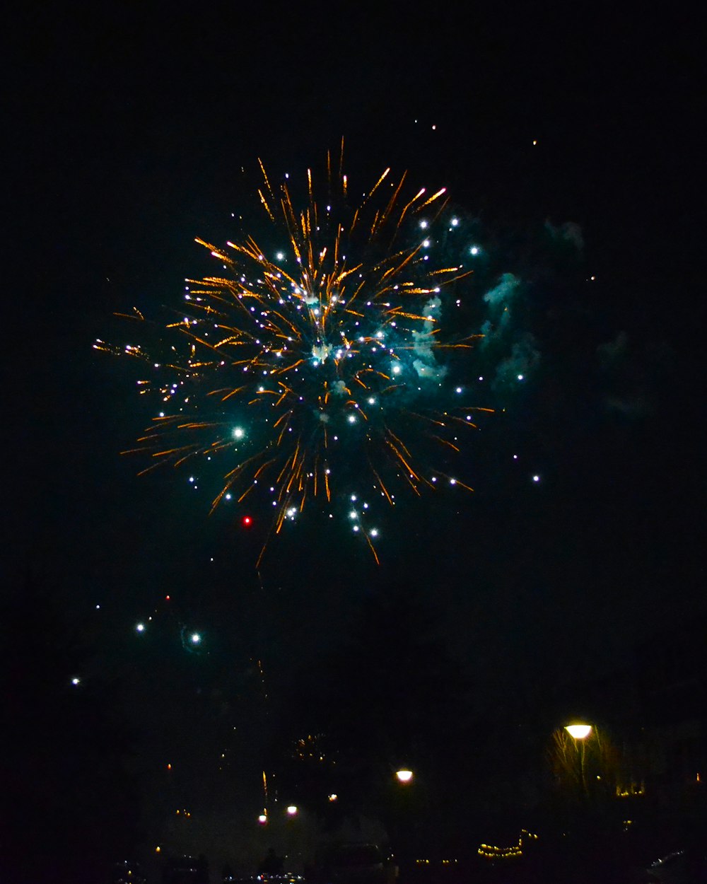 fireworks display