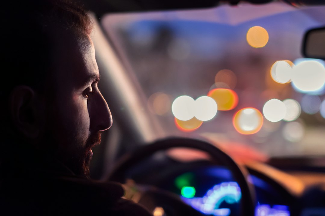 man in driver
