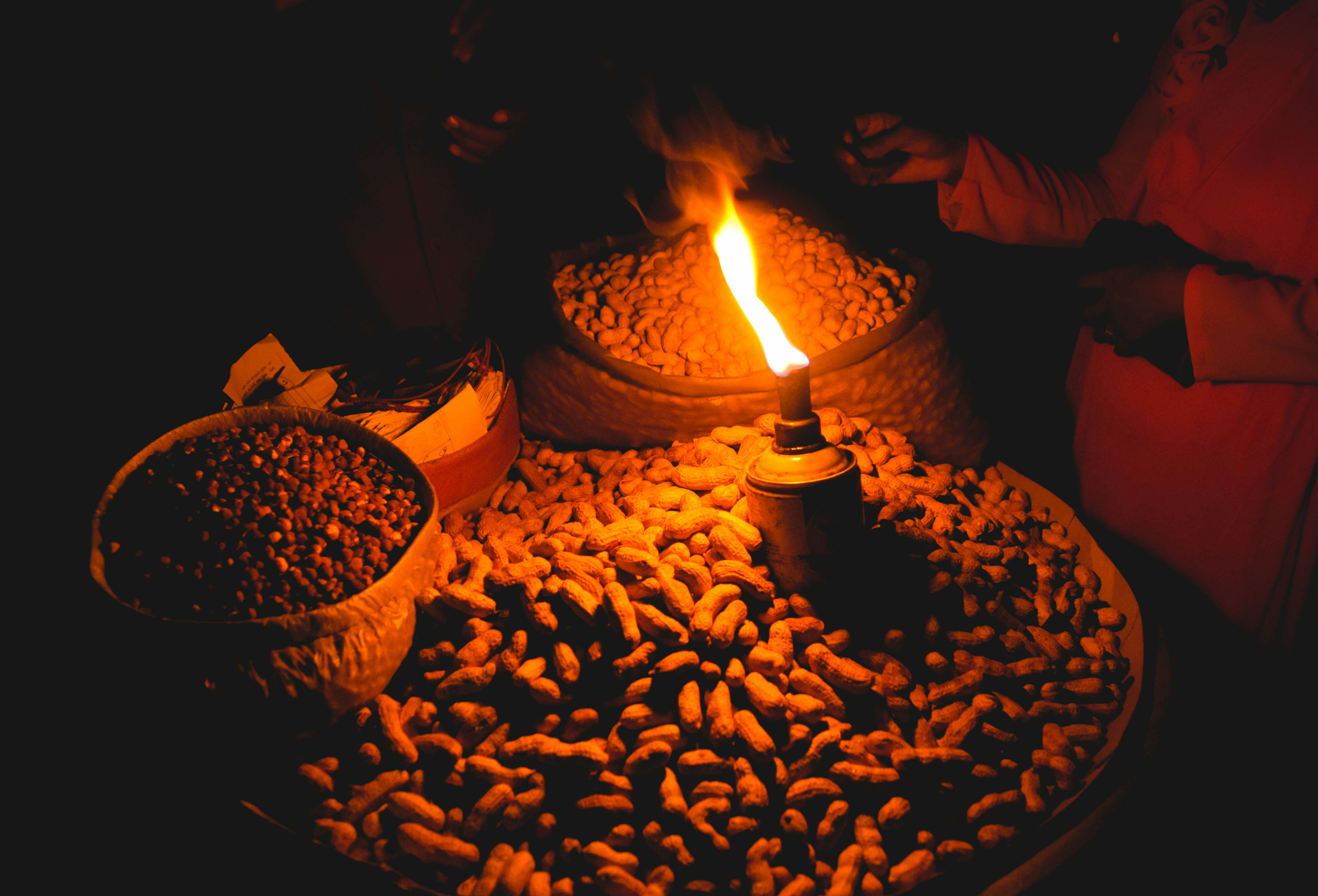 a bunch of food that is on a table