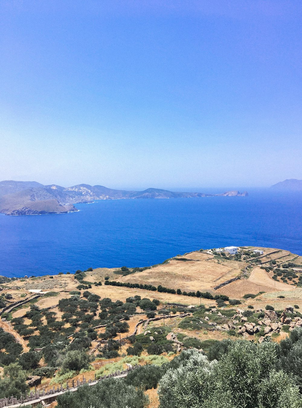 aerial view of land