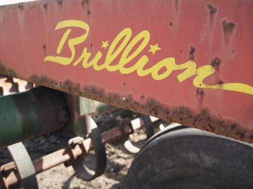 Close-up of durable agricultural equipment showcasing quality.