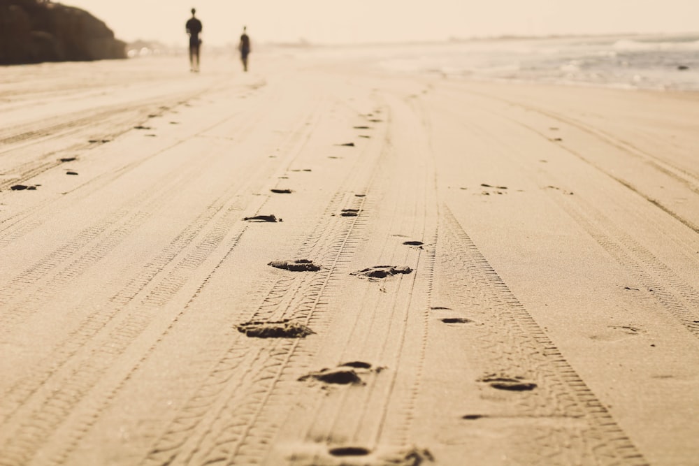 footprints in the sand