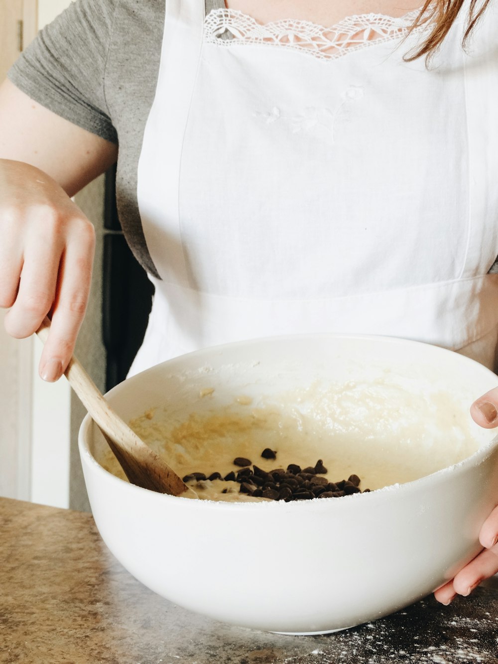 person holding bowl