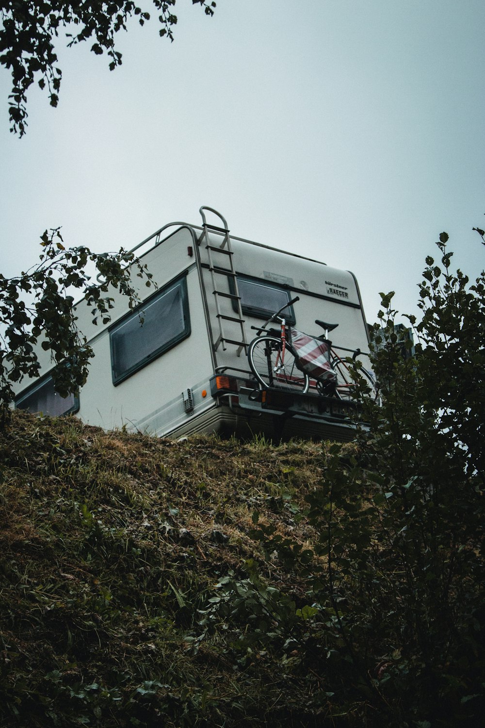 white recreational trailer