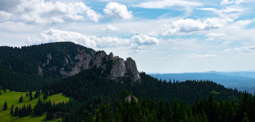 rock formation at daytime