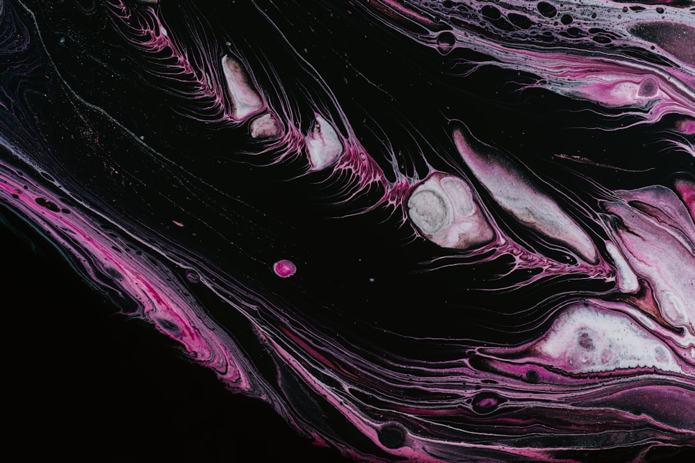 purple and black abstract illustration